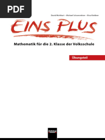 Eins Plus - Mathematik Für Die 2. Klasse Der Volksschule - Übungsteil