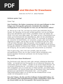 Pornos Sind Märchen Für Erwachsene