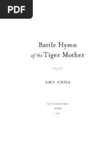 Battle Hymn of The Tiger Mother