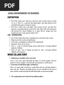 1 Chapter Law