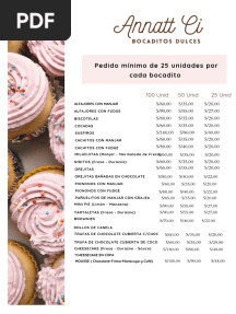 Carta de Bocaditos
