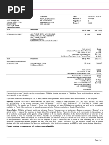 T-Mobile Receipt