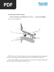 ToLiss AirbusA320 Tutorial