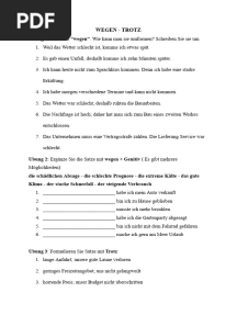Wegen - Trotz