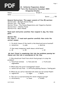 Integrated Studies Grade 3 Term 1