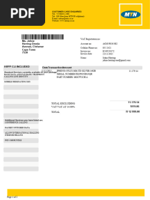 MTN Proof of Address