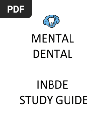 Mental Dental Study Guide