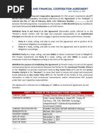 2803 Agreement - Draft - Omega - Finance - International - Trust - Company - LTD