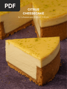 Citrus Cheesecake