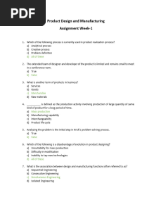 Product Design and Manufacturing Assignments Merged