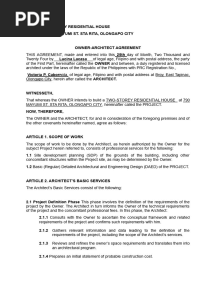Design Build Contract