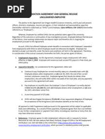 Separation Agreement - Qiana Williams