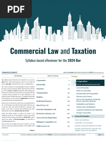 02 Commercial Law and Taxation Syllabus-Based eREVIEWER 2024 v2
