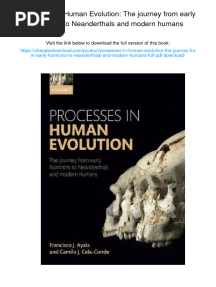 Processes in Human Evolution: The Journey From Early Hominins To Neanderthals and Modern Humans. ISBN 0198739915, 978-0198739913