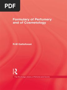 Formulary of Perfumery and Cosmetology
