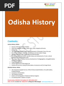 Odisha History 
