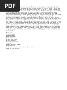 Format To Collect Ur Pal Bank Account or Credit Card Logins
