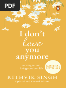 I Don't Love You Anymore - Rithvik Singh