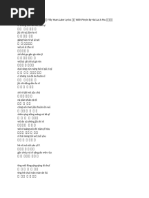 Wu Shi Nian Yi Hou 五十年以后 Fifty Years Later Lyrics 歌詞 With Pinyin By Hai Lai A Mu 海来阿木