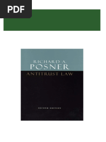 Full download Antitrust Law 2nd Second Edition Posner Richard A pdf docx