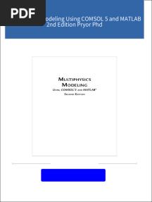 [Ebooks PDF] download Multiphysics Modeling Using COMSOL 5 and MATLAB 2nd Edition Pryor Phd full chapters