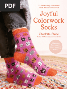 OceanofPDF.com Joyful Colorwork Socks - Charlotte Stone