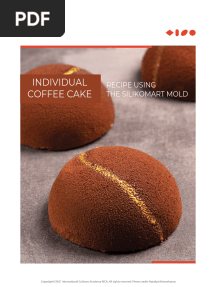 INDIVIDUAL COFFEE CAKE silikomart MOLD