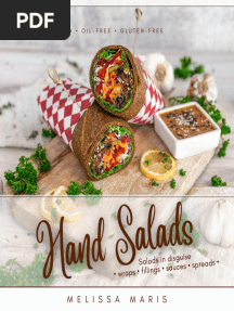 Hand Salads by Raw Food Romance Melissa Maris