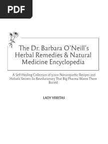 Dr. Barbara O’Neill Herbal Remedies & Natural Medicine Encyclopedia_Bonus