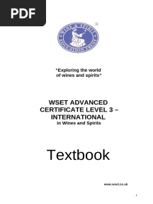 WSET Level 3 Book