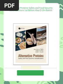 Alternative Proteins Safety and Food Security Considerations 1st Edition Alaa El-Din Bekhit - Download the ebook now and read anytime, anywhere