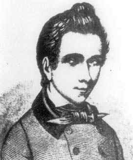A drawing done in 1848 from memory by Evariste's brother
  
