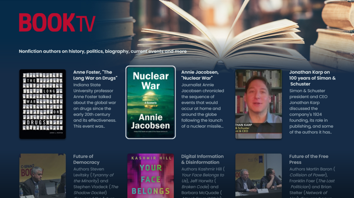 BookTV on C-SPAN Select App BookTV on C-SPAN Select App