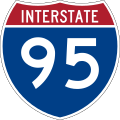 Interstate 95 marker