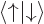 $\left\langle\vphantom{{\downarrow}}{\uparrow}\hspace{-\nulldelimiterspace}\hspace{.03em}\right.\!\left\vert\vphantom{{\uparrow}}{\downarrow}\right\rangle $
