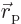 ${\skew0\vec r}_{\rm {p}}$