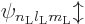 $\psi_{n_{\rm {L}}l_{\rm {L}}m_{\rm {L}}}{\updownarrow}$
