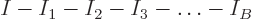$I-I_1-I_2-I_3-\ldots-I_B$