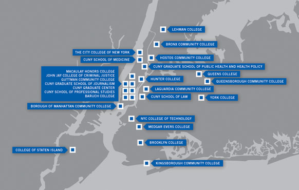 CUNY Campus Map CUNY Campus Map