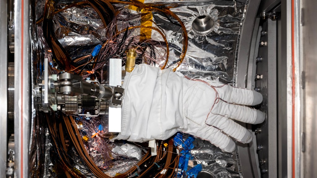NASA Tests Key Spacesuit Parts Inside This Icy Chamber